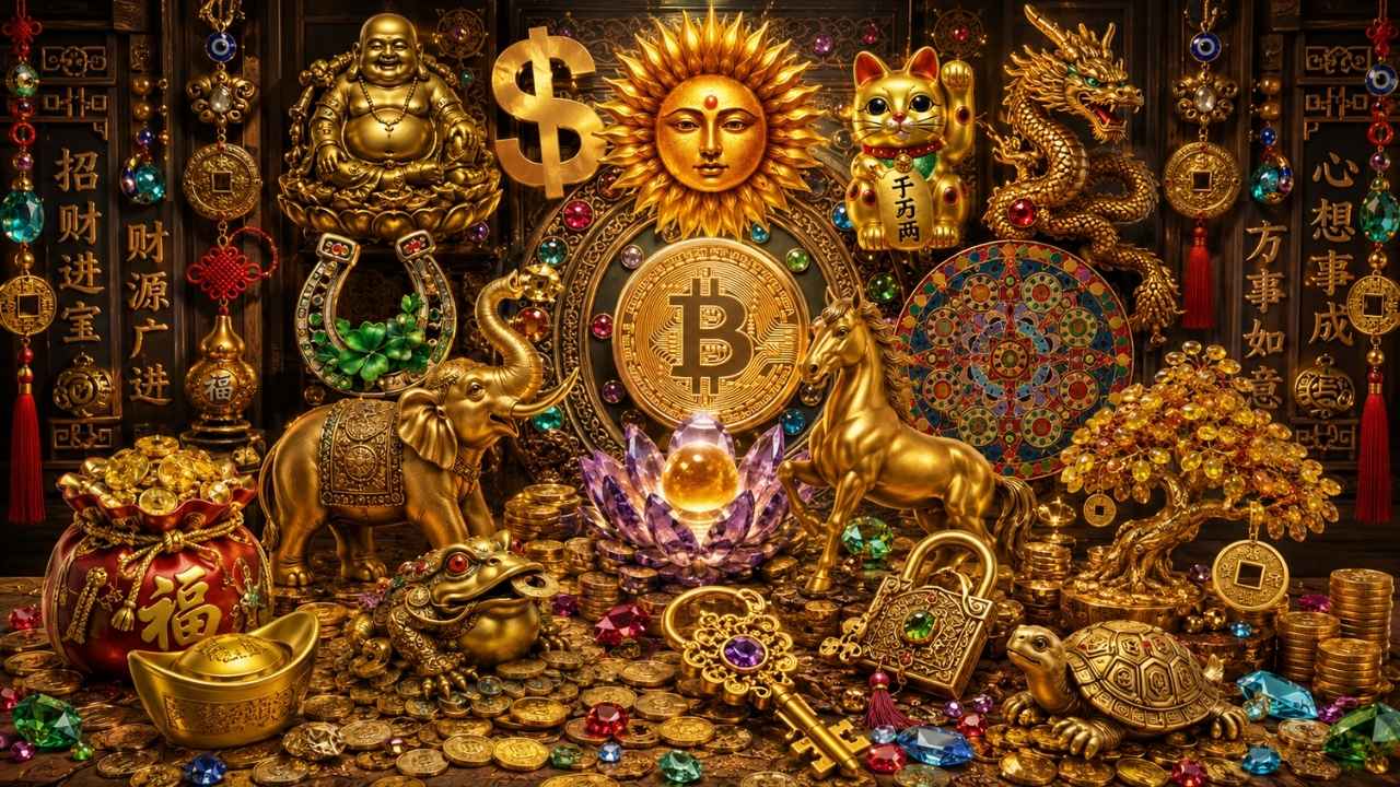 Prosperity & Wealth Attraction Poster | Abundance Vision Board Art for Manifestation and Success
