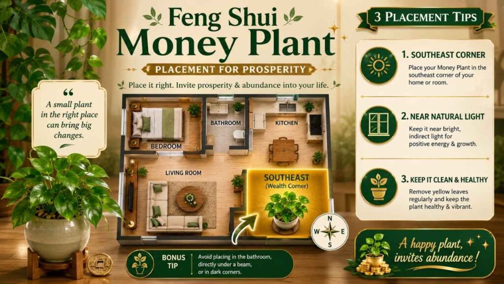Money Plant Feng Shui | Best Placement for Wealth & Luck