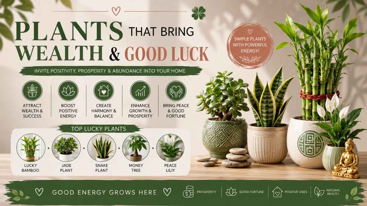 Best Lucky Plants for Wealth, Prosperity & Good Fortune in Your Home