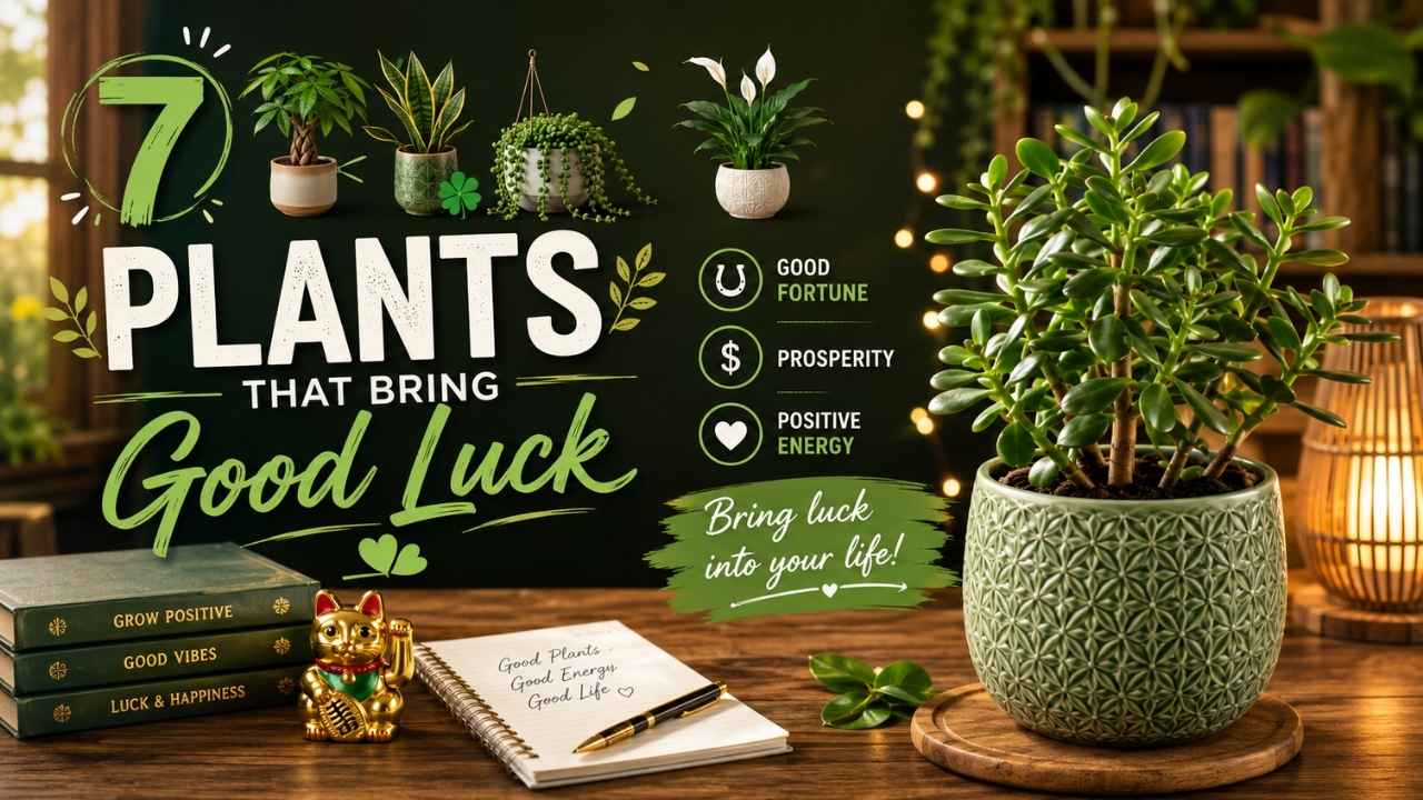 The 7 Houseplants People Swear Bring Good Luck | Wealth, Prosperity & Positive Energy at Home