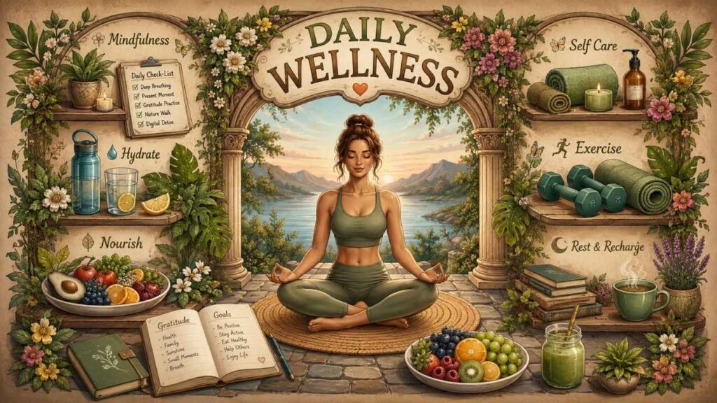 Daily Wellness Yoga Routine for Women | Mindful Morning Self-Care, Energy & Balance Guide