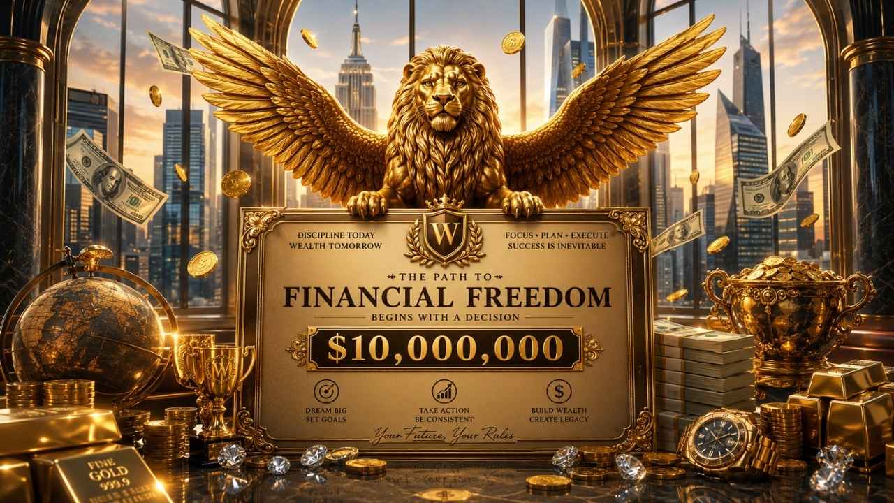 Financial Freedom Dream | Golden Eagle Wealth & Success Inspiration