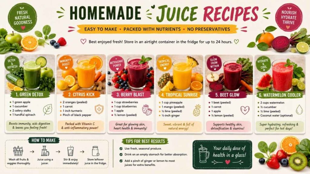 Morning Juice Recipes That Gave Me More Energy Than Coffee | Natural Boost for Daily Wellness