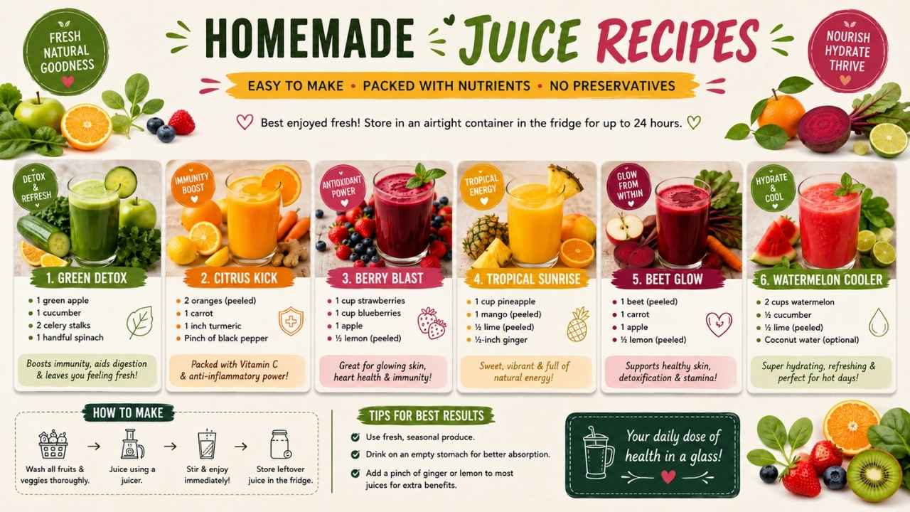 Morning Juice Recipes That Gave Me More Energy Than Coffee | Natural Boost for Daily Wellness