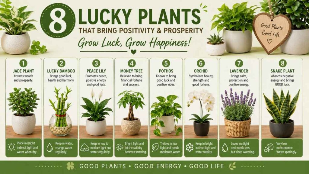 7 Plants That Bring Good Luck, Prosperity & Positive Energy