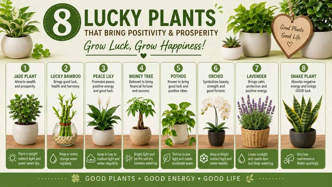 7 Plants That Bring Good Luck, Prosperity & Positive Energy