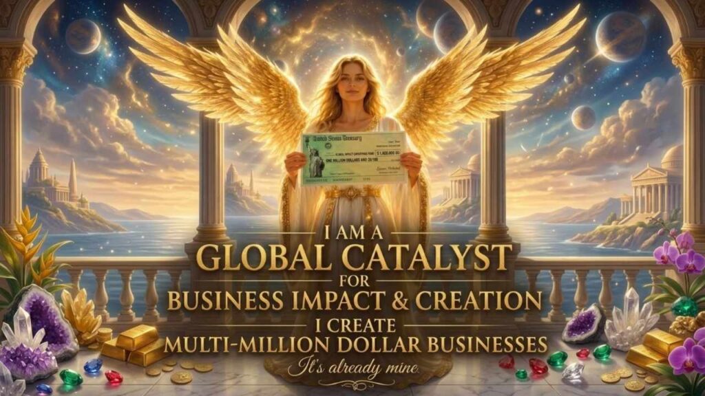 Angel Wealth Manifestation $2,000 Money Blessing Inspiration and Abundance Mindset