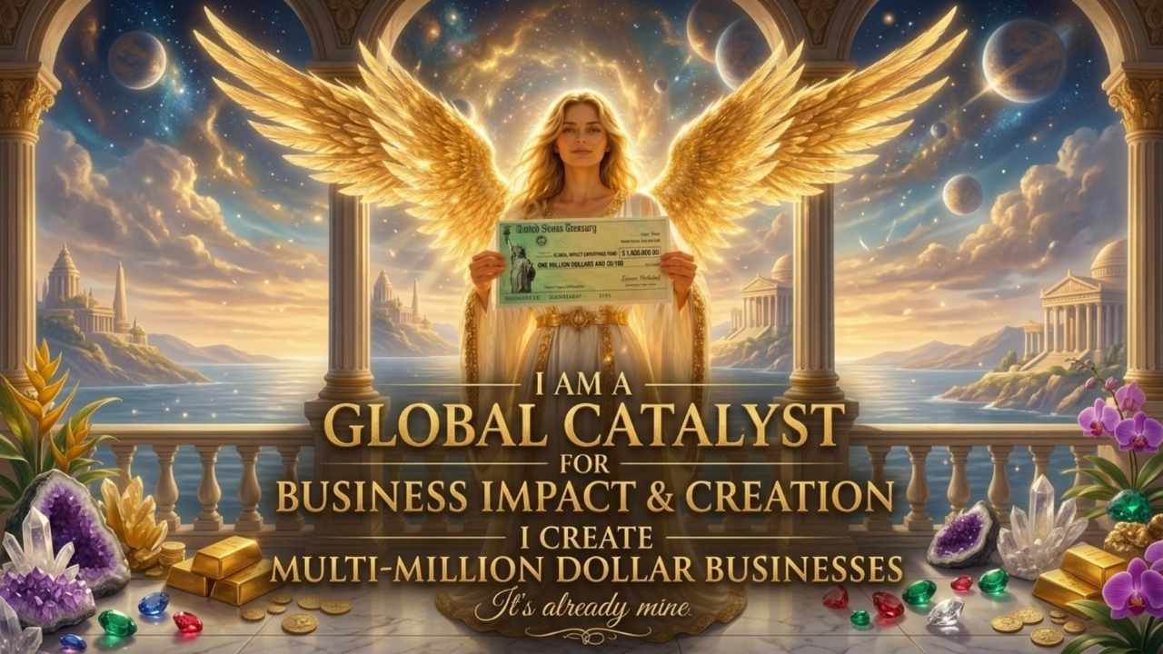 Angel Wealth Manifestation $2,000 Money Blessing Inspiration and Abundance Mindset