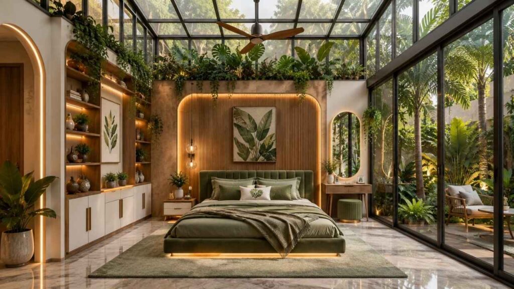 Modern Bed with Soft LED Strip Lighting | Cozy Bedroom Inspiration & Stylish Decor