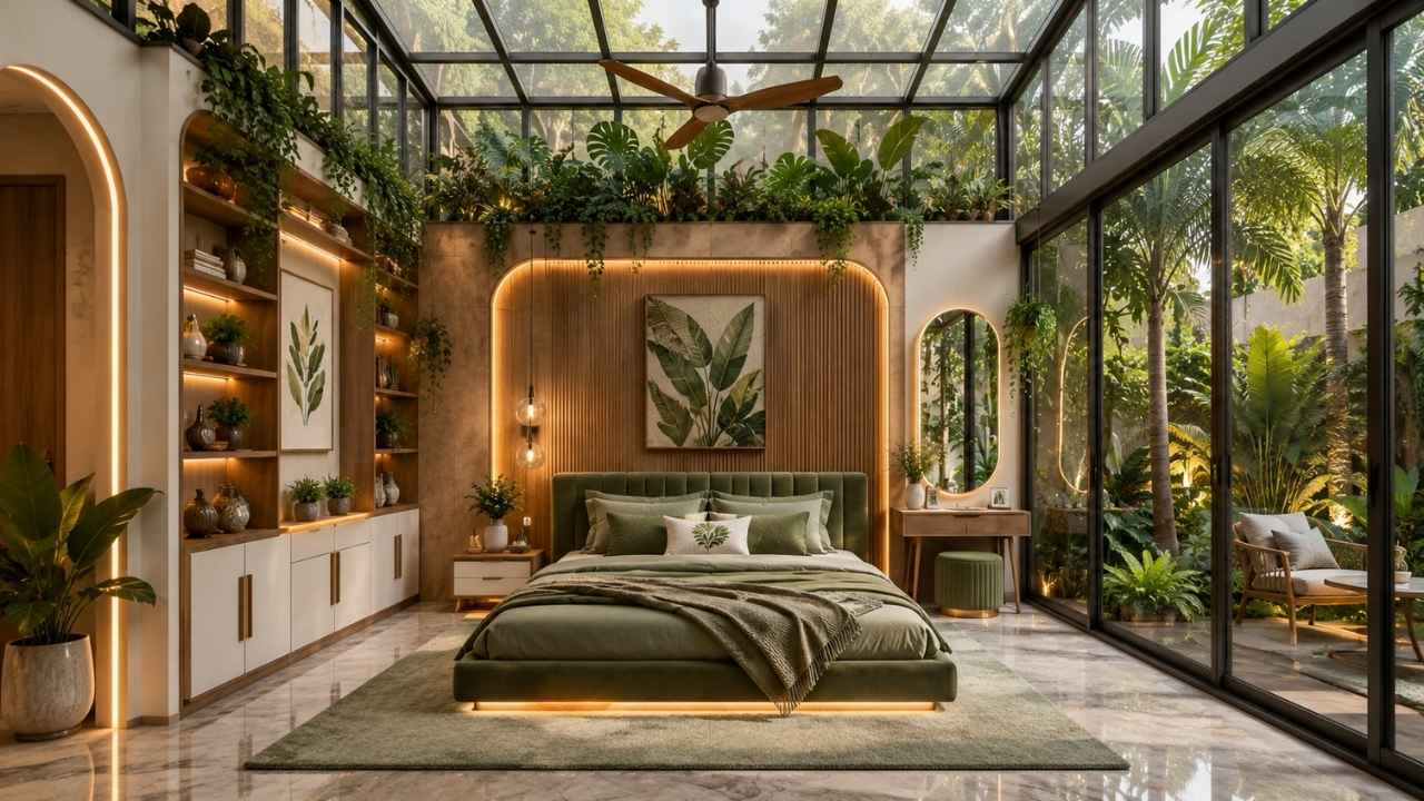 Modern Bed with Soft LED Strip Lighting | Cozy Bedroom Inspiration & Stylish Decor