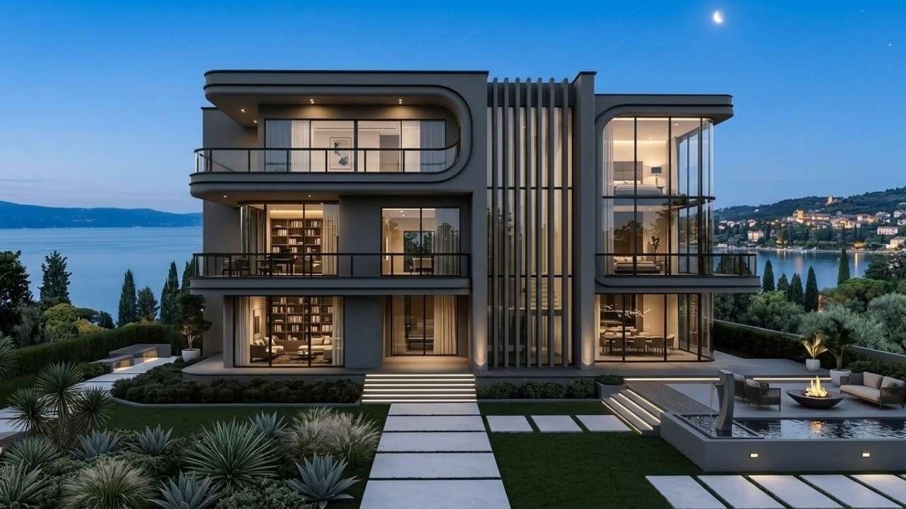 Contemporary Villa with Stunning Curved Design | Modern Luxury Architecture