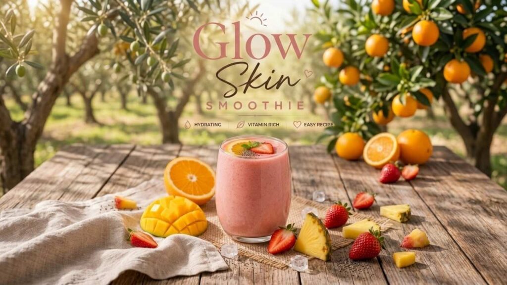 Glow Skin Smoothie Easy Recipe for Clear, Hydrated, and Naturally Radiant Skin Every Day