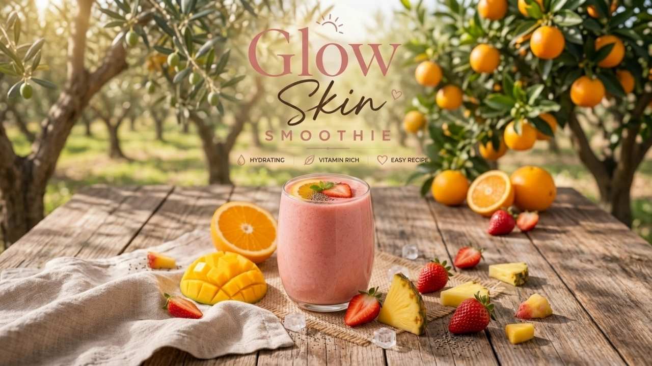 Glow Skin Smoothie Easy Recipe for Clear, Hydrated, and Naturally Radiant Skin Every Day